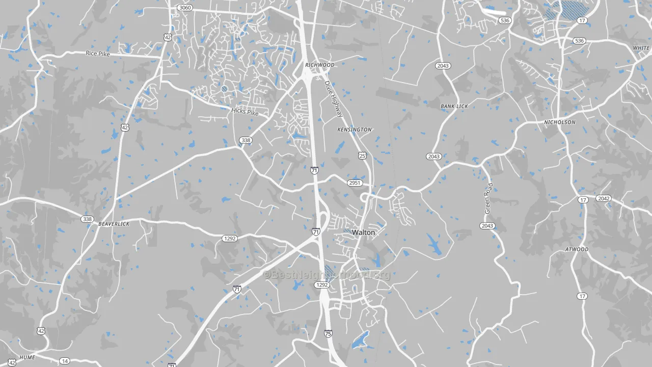 Transit Grade map of 41094, KY