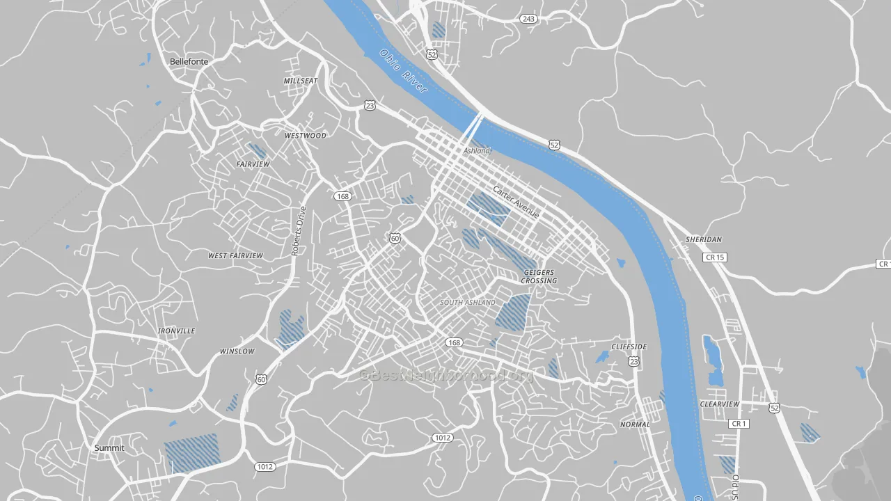 Transit Grade map of 41101, KY