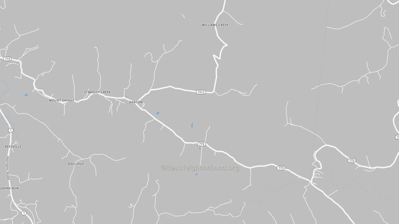 Transit Grade map of 41132, KY