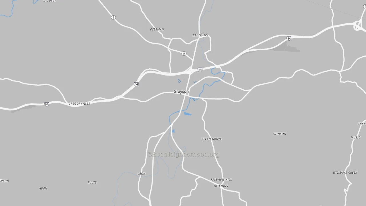 Transit Grade map of 41143, KY