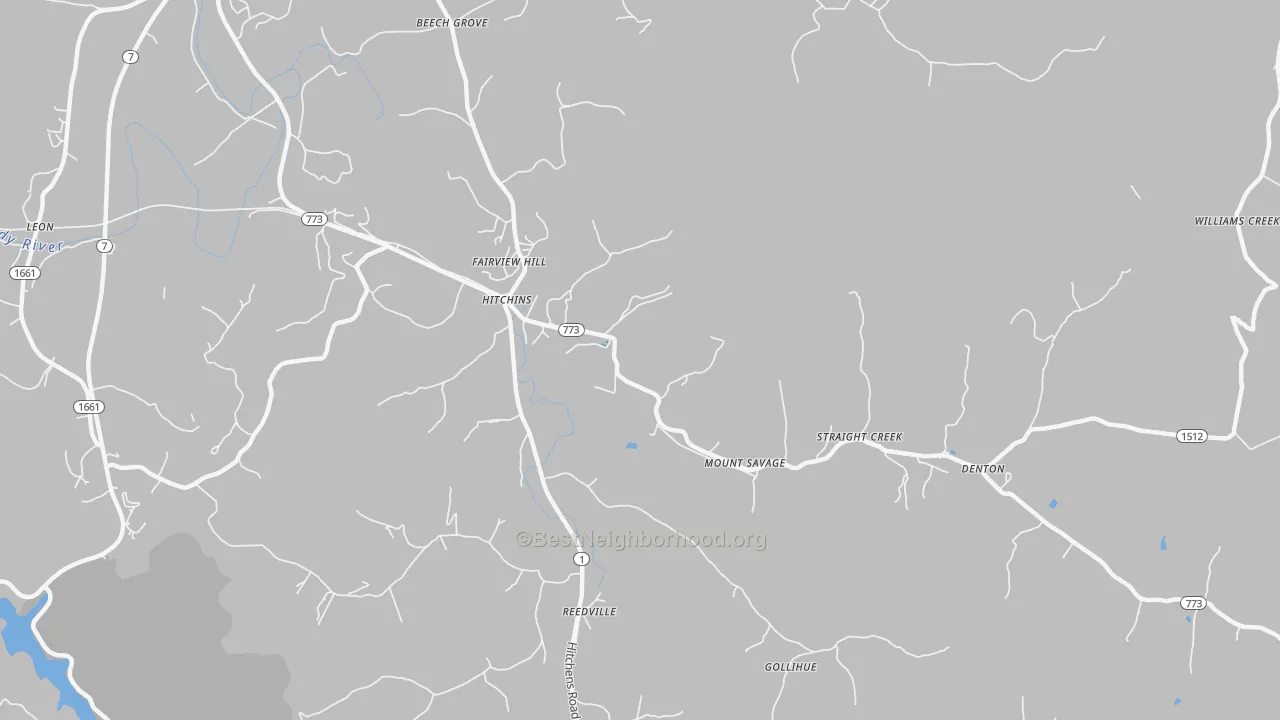 Transit Grade map of 41146, KY