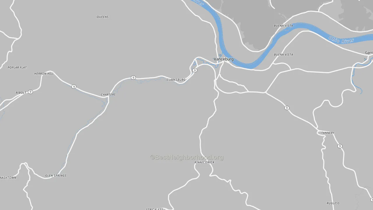 Transit Grade map of 41179, KY