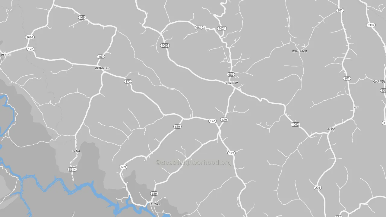 Transit Grade map of 41219, KY