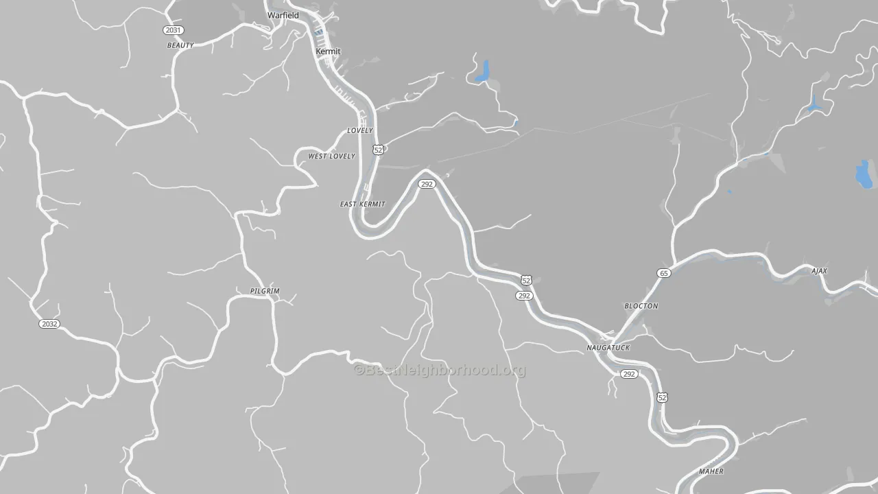 Transit Grade map of 41231, KY