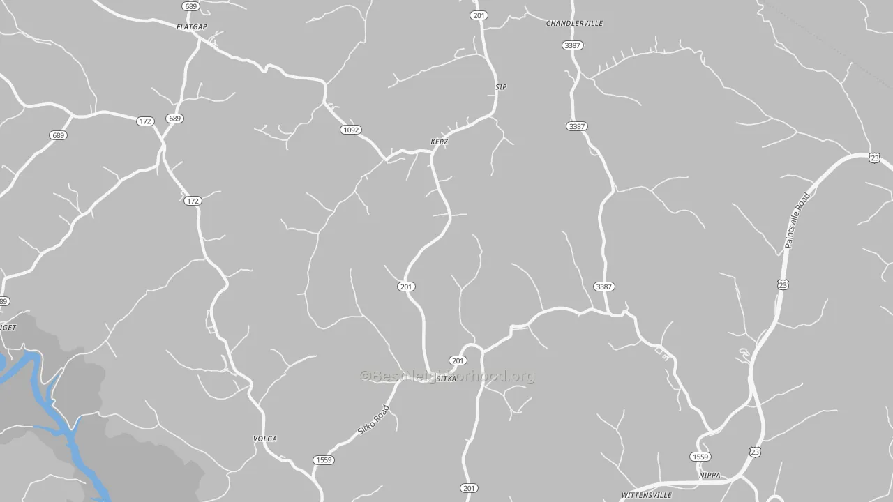 Transit Grade map of 41255, KY