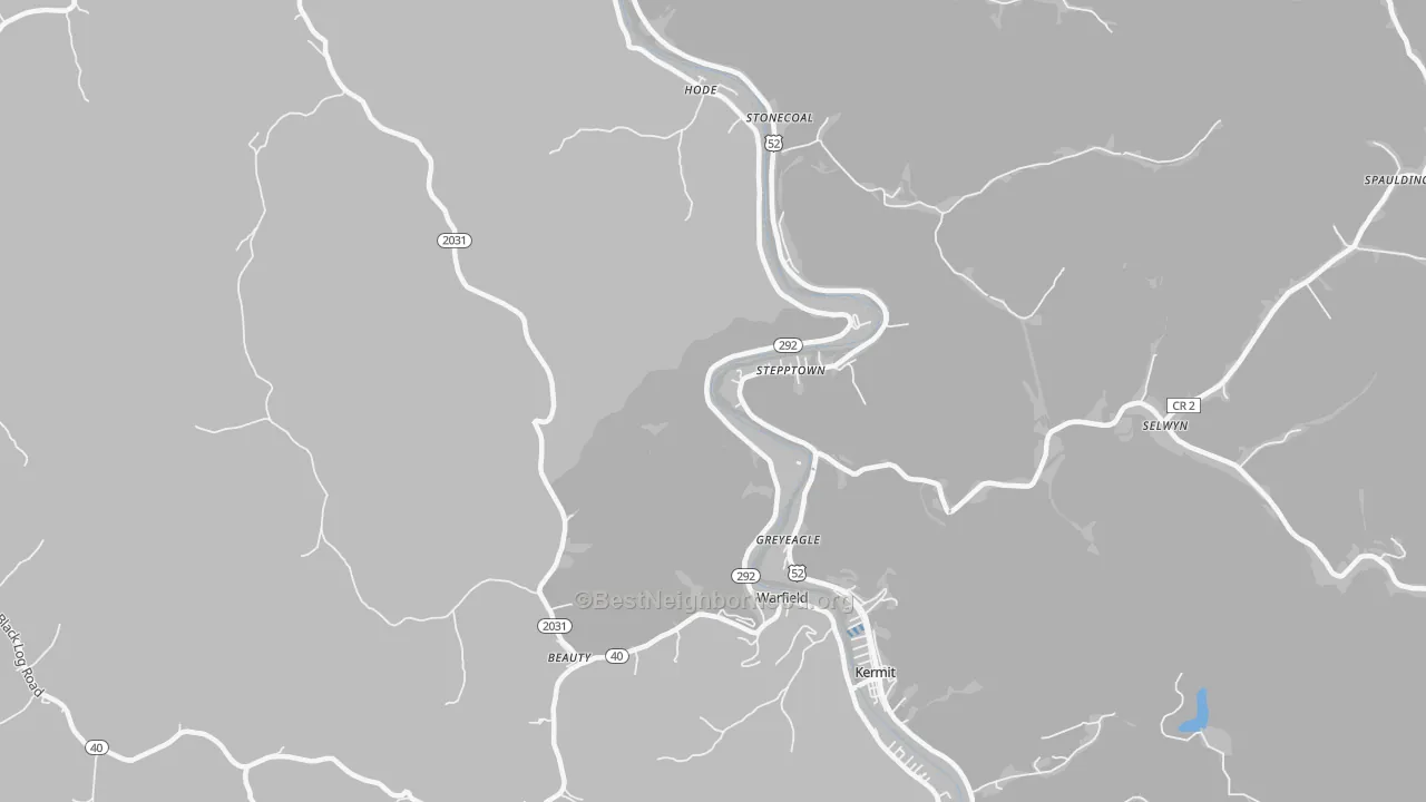 Transit Grade map of 41267, KY
