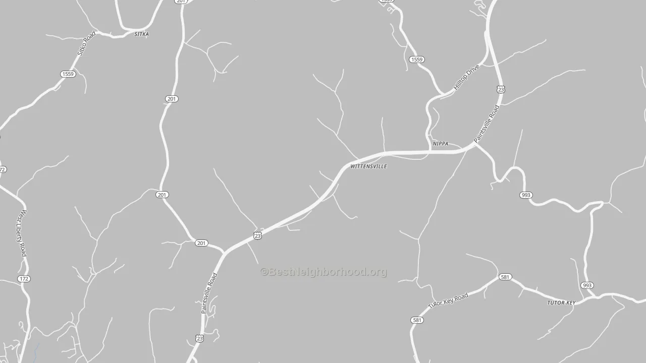 Transit Grade map of 41274, KY