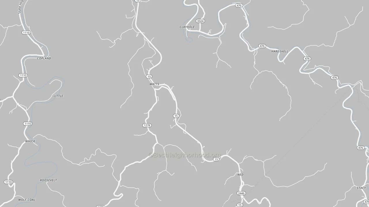 Transit Grade map of 41348, KY