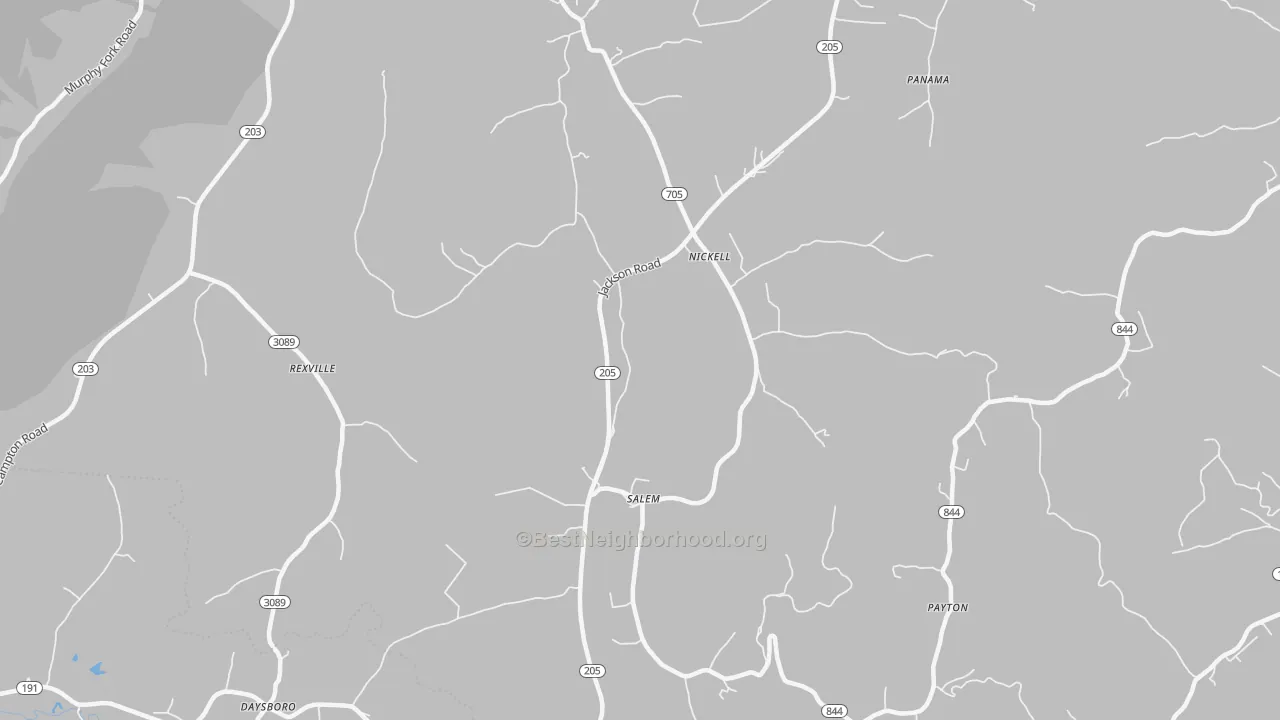 Transit Grade map of 41352, KY