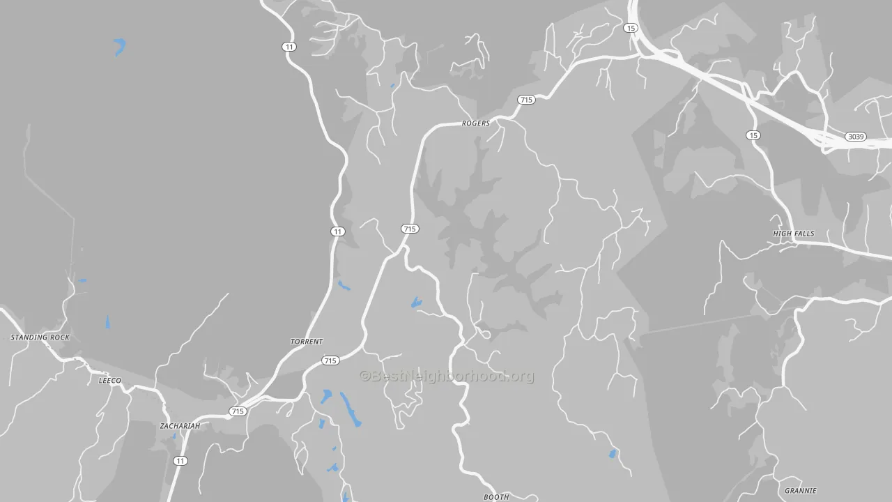 Transit Grade map of 41365, KY