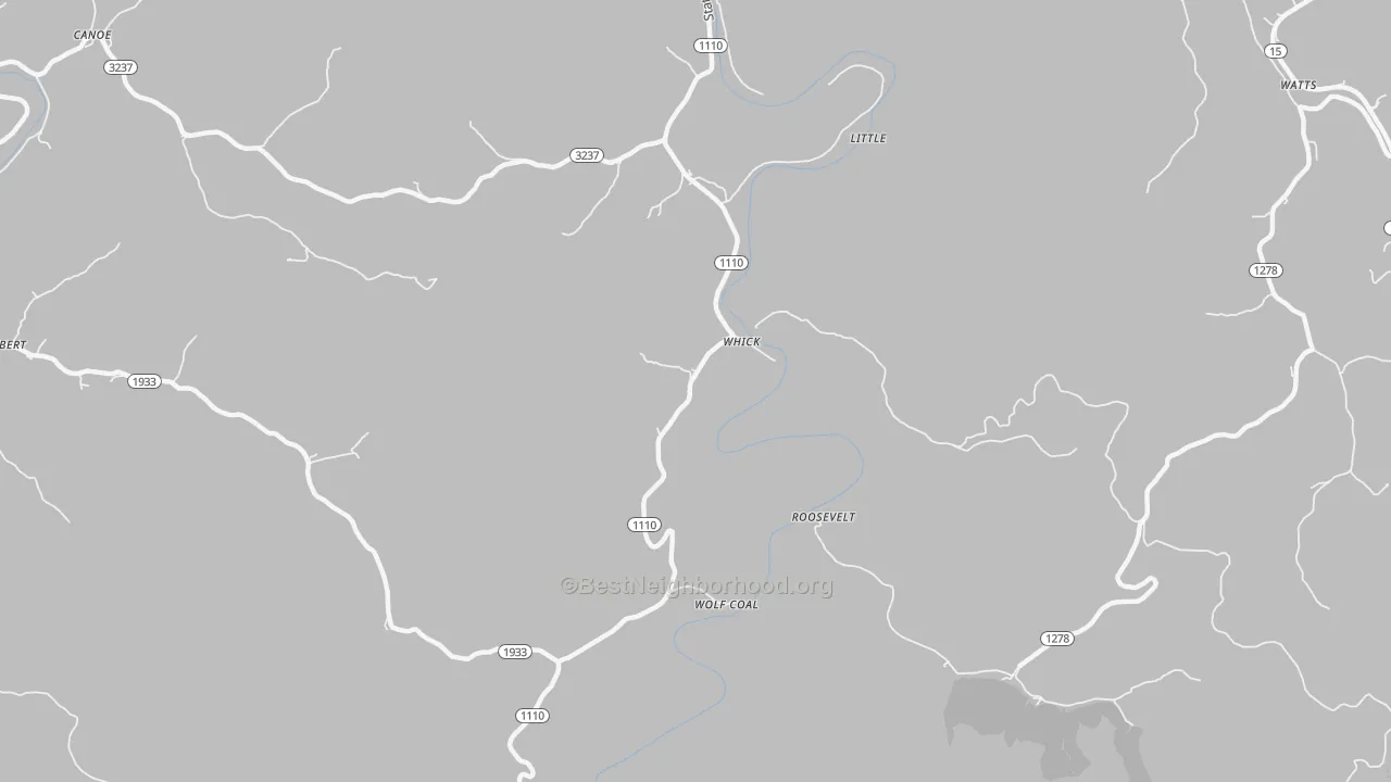 Transit Grade map of 41390, KY