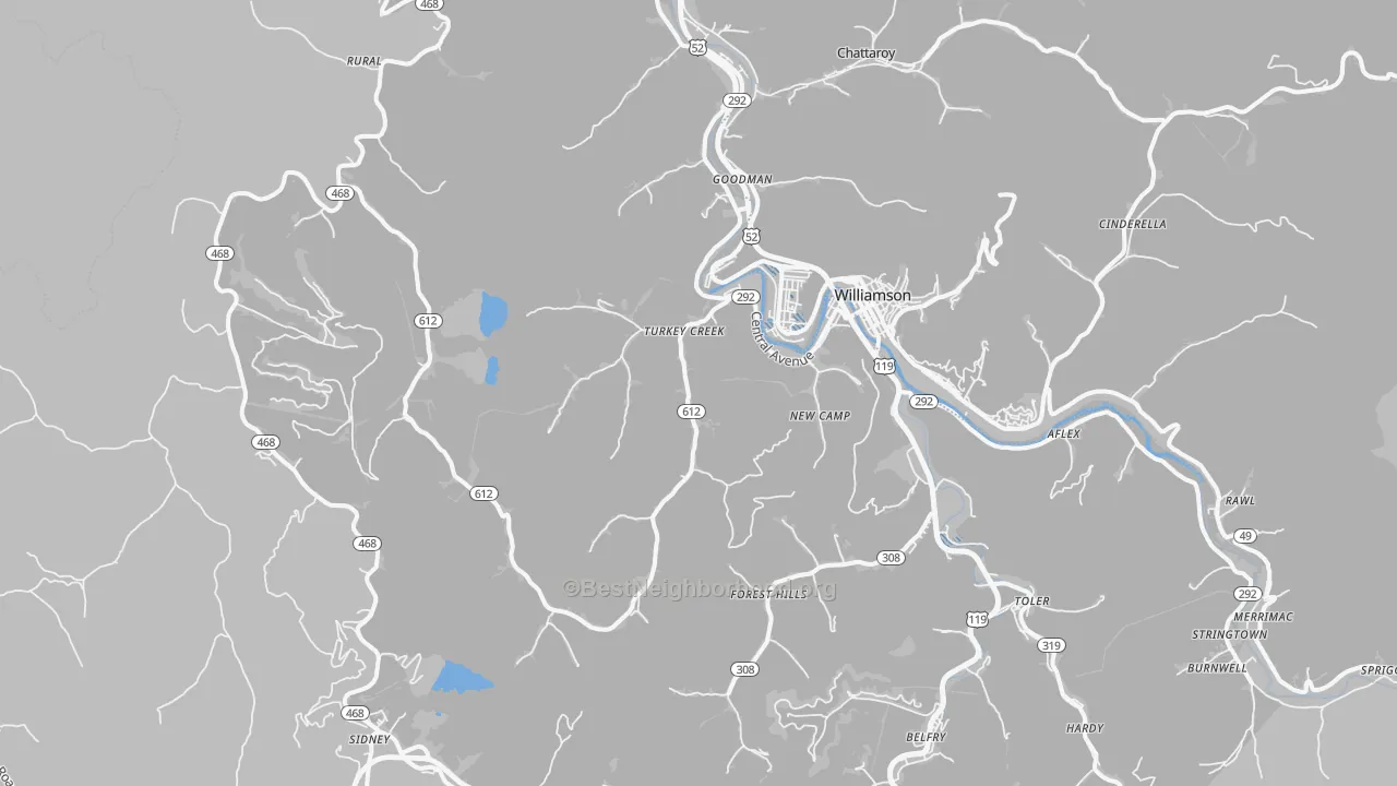 Transit Grade map of 41514, KY
