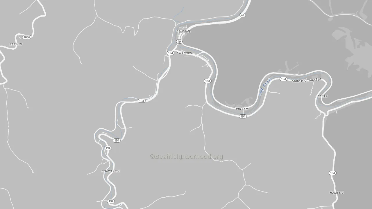 Transit Grade map of 41528, KY
