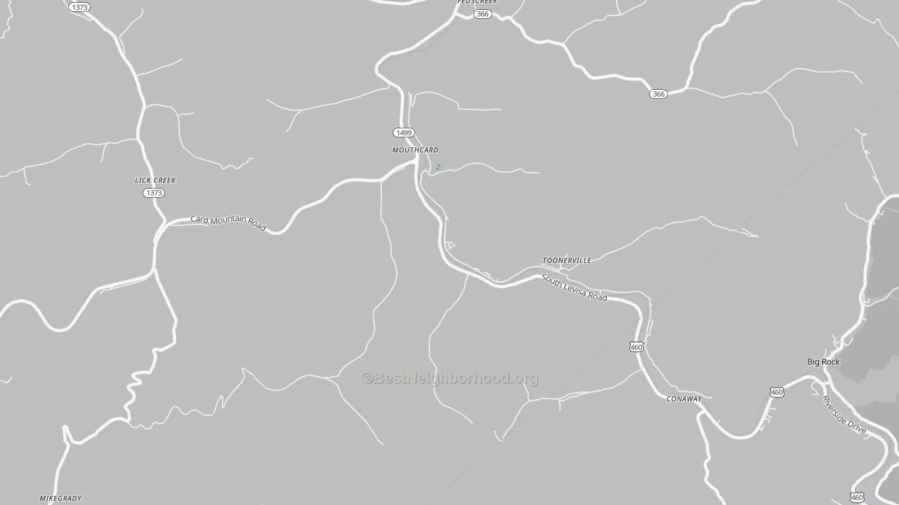 Transit Grade map of 41548, KY
