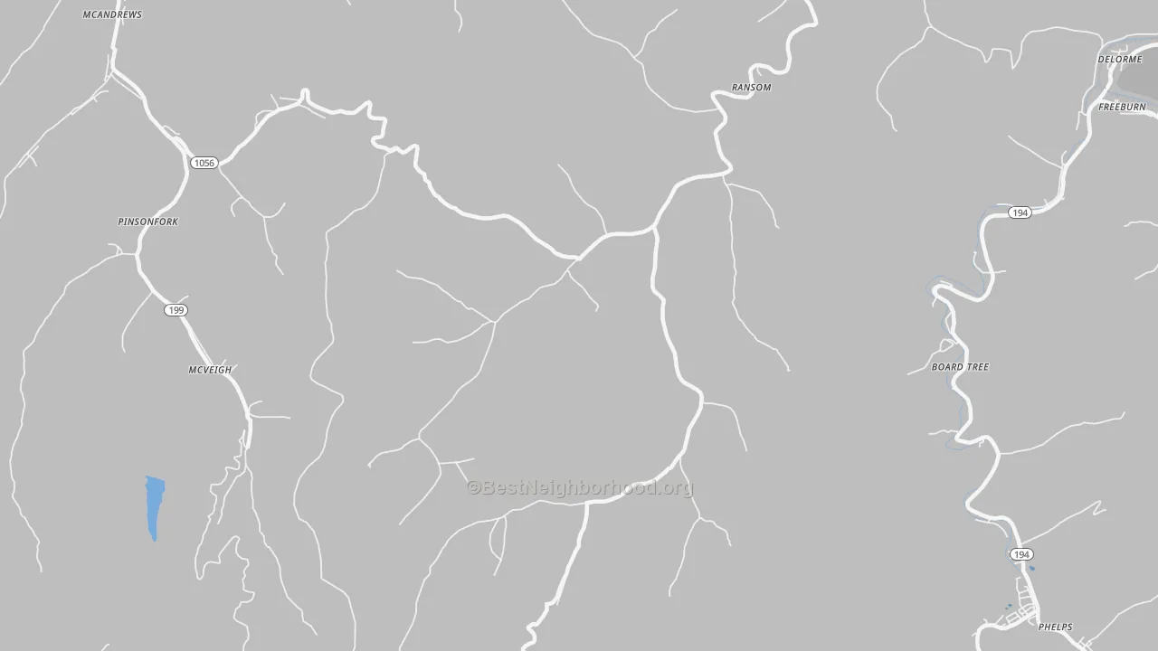Transit Grade map of 41558, KY