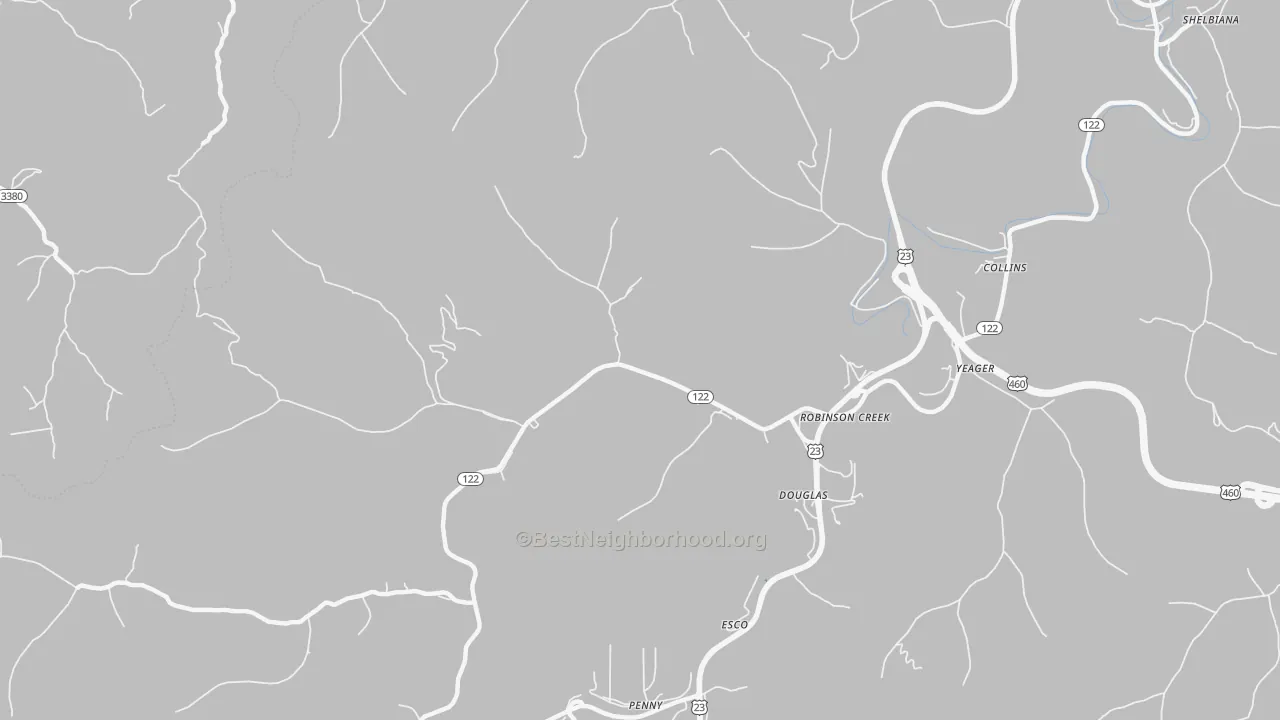 Transit Grade map of 41560, KY