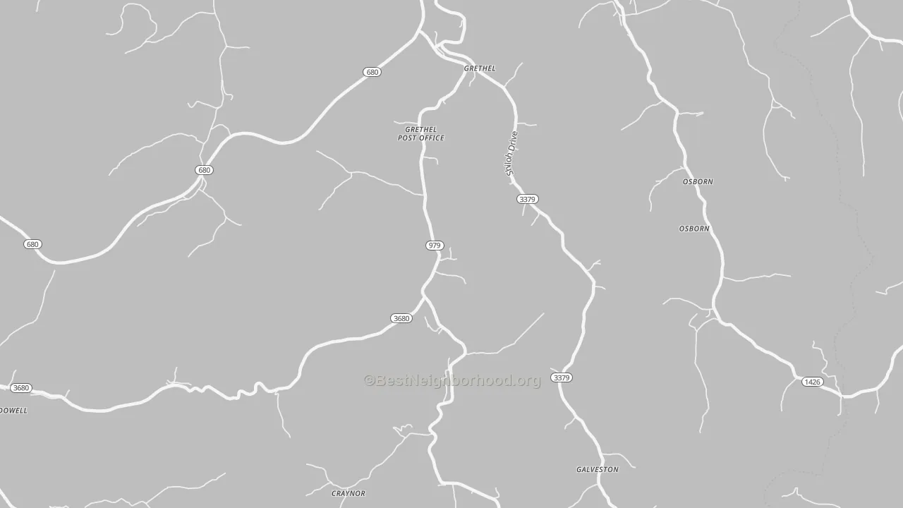 Transit Grade map of 41631, KY