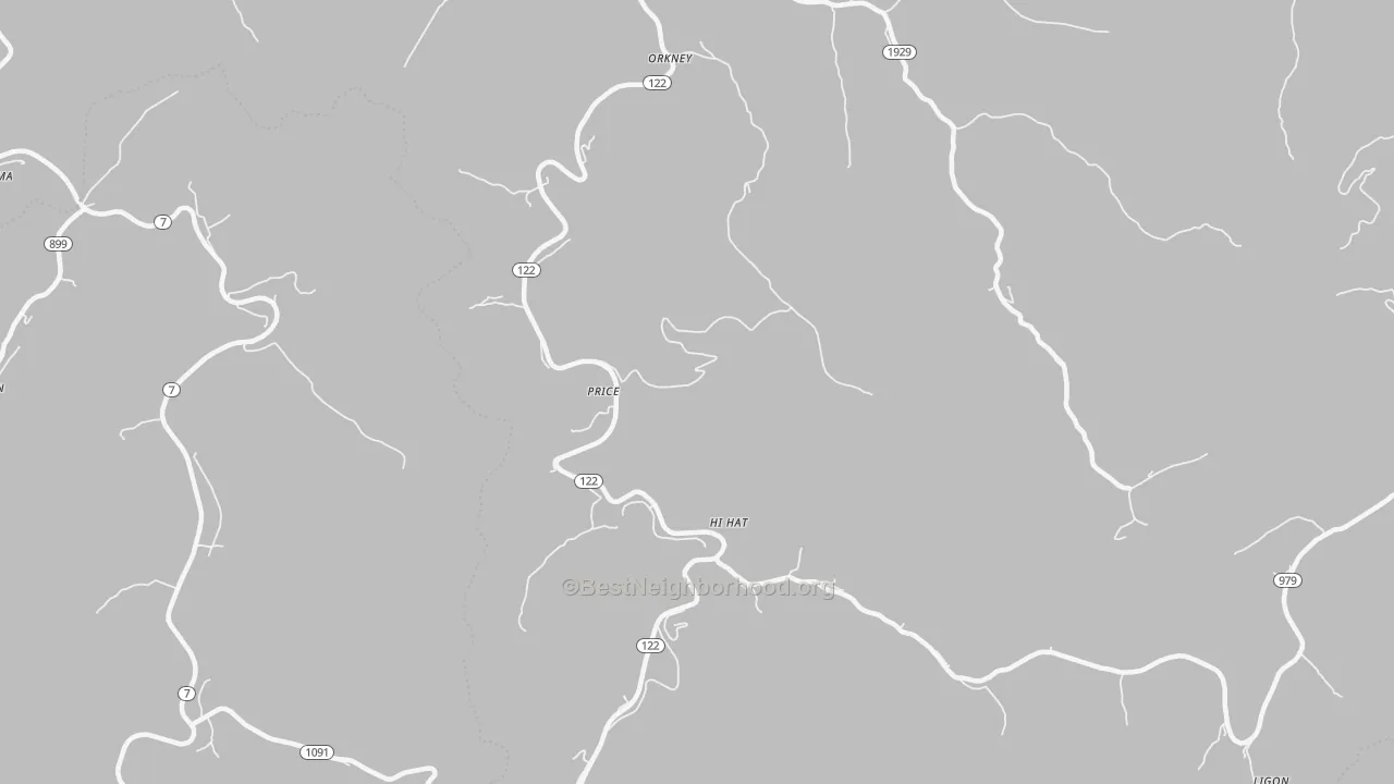 Transit Grade map of 41636, KY