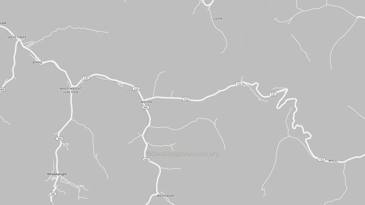 Transit Grade map of 41650, KY