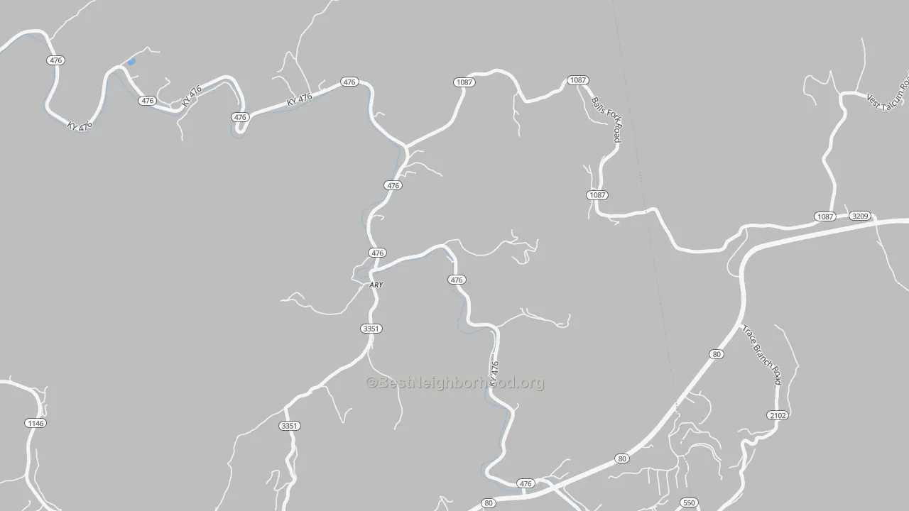 Transit Grade map of 41712, KY