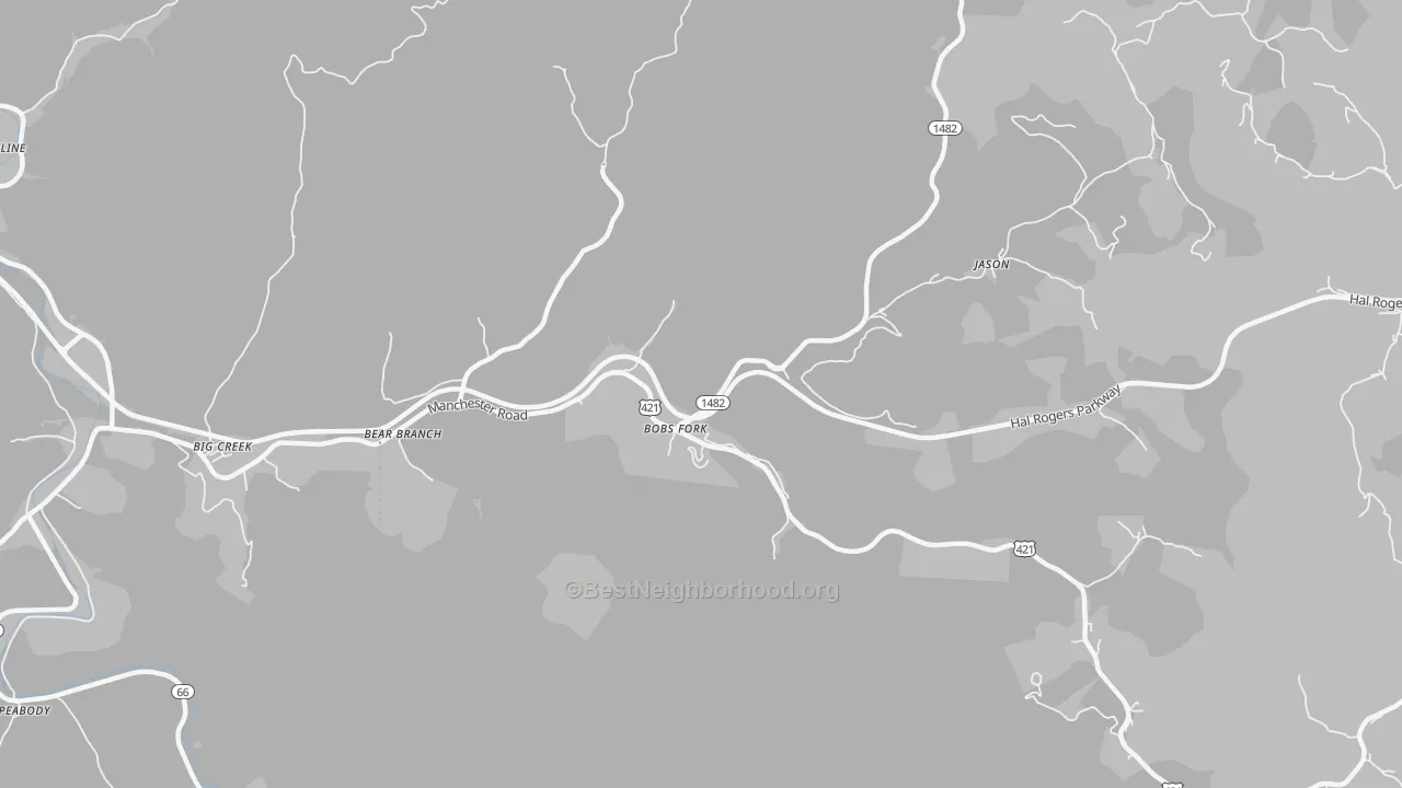 Transit Grade map of 41714, KY