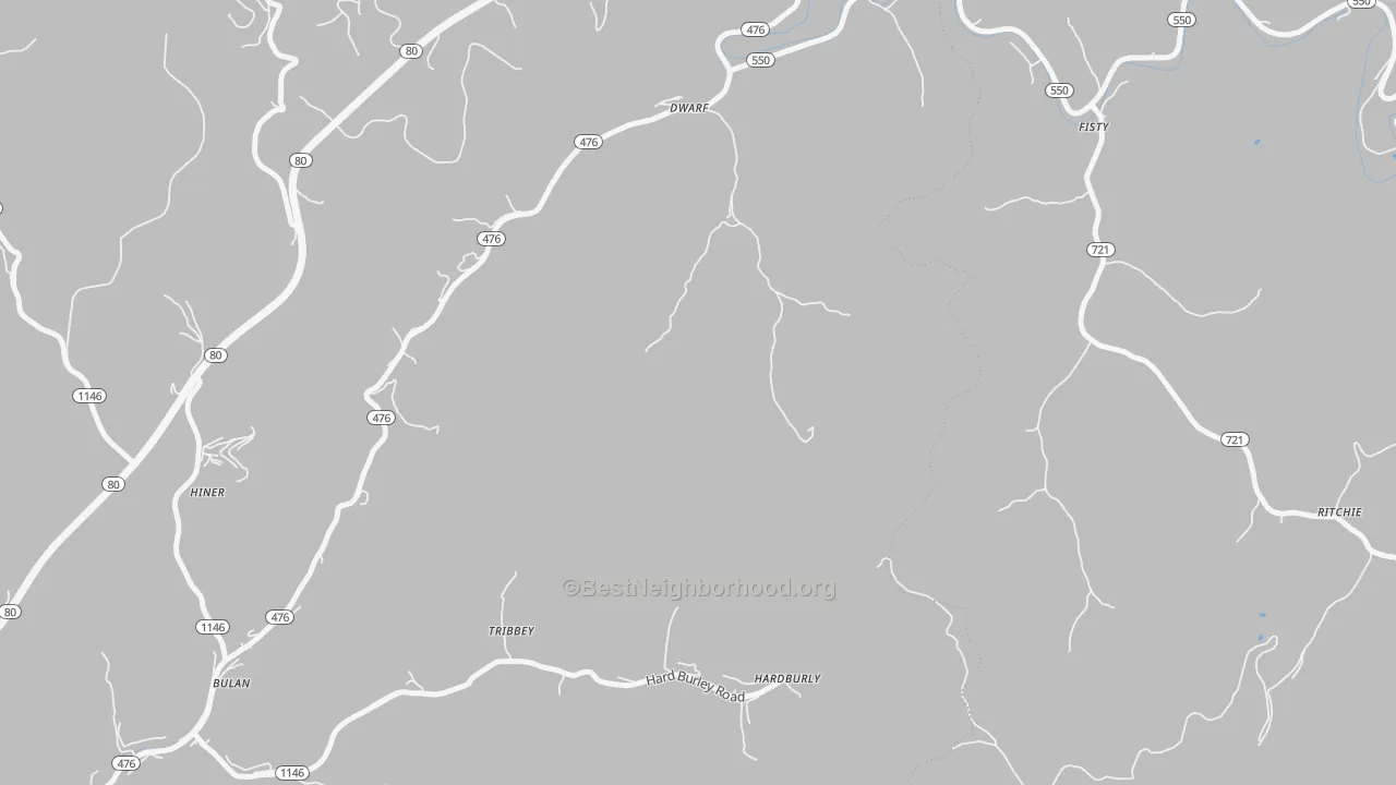 Transit Grade map of 41739, KY