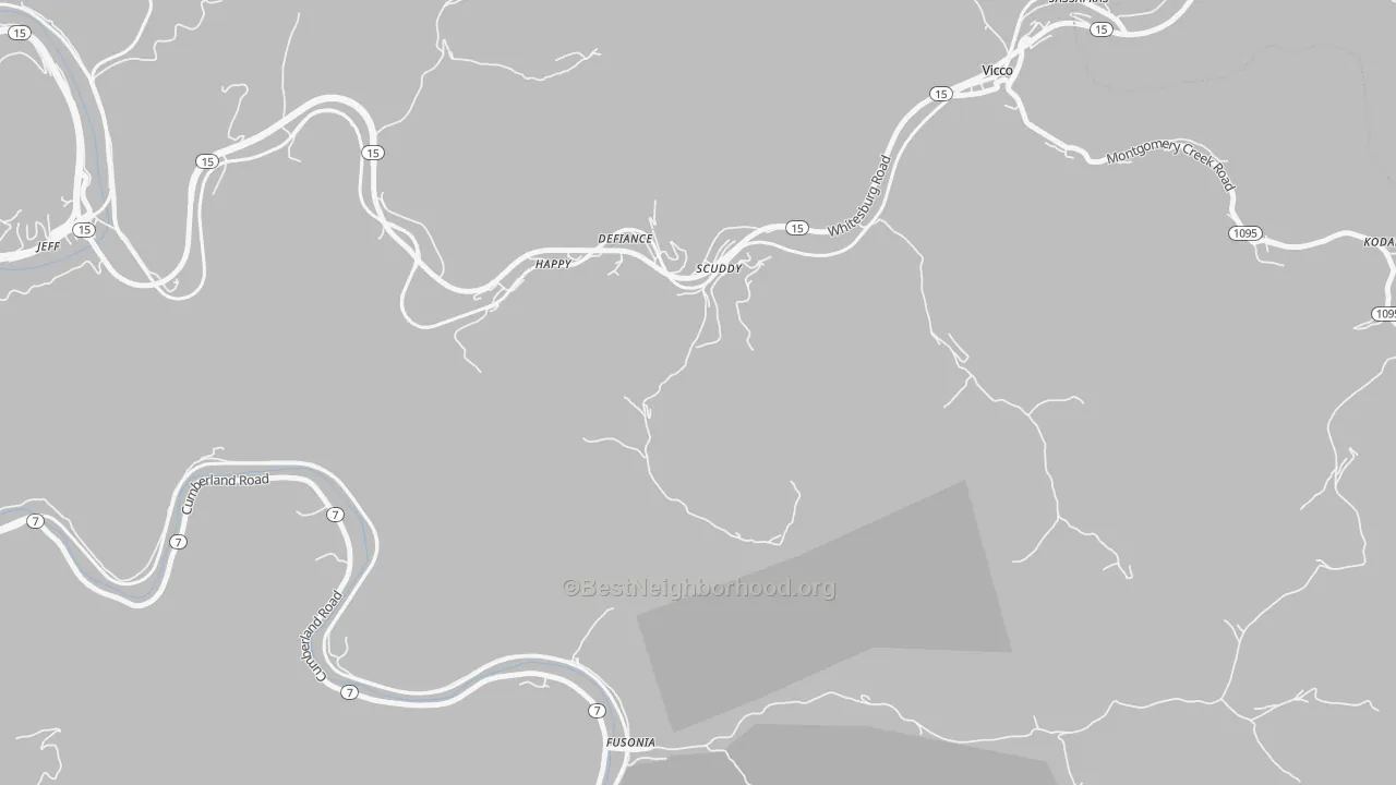 Transit Grade map of 41760, KY