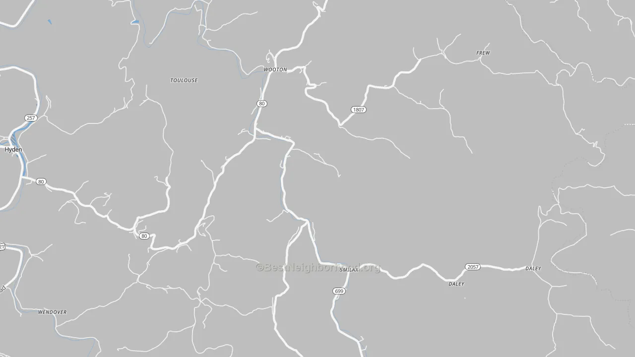 Transit Grade map of 41776, KY