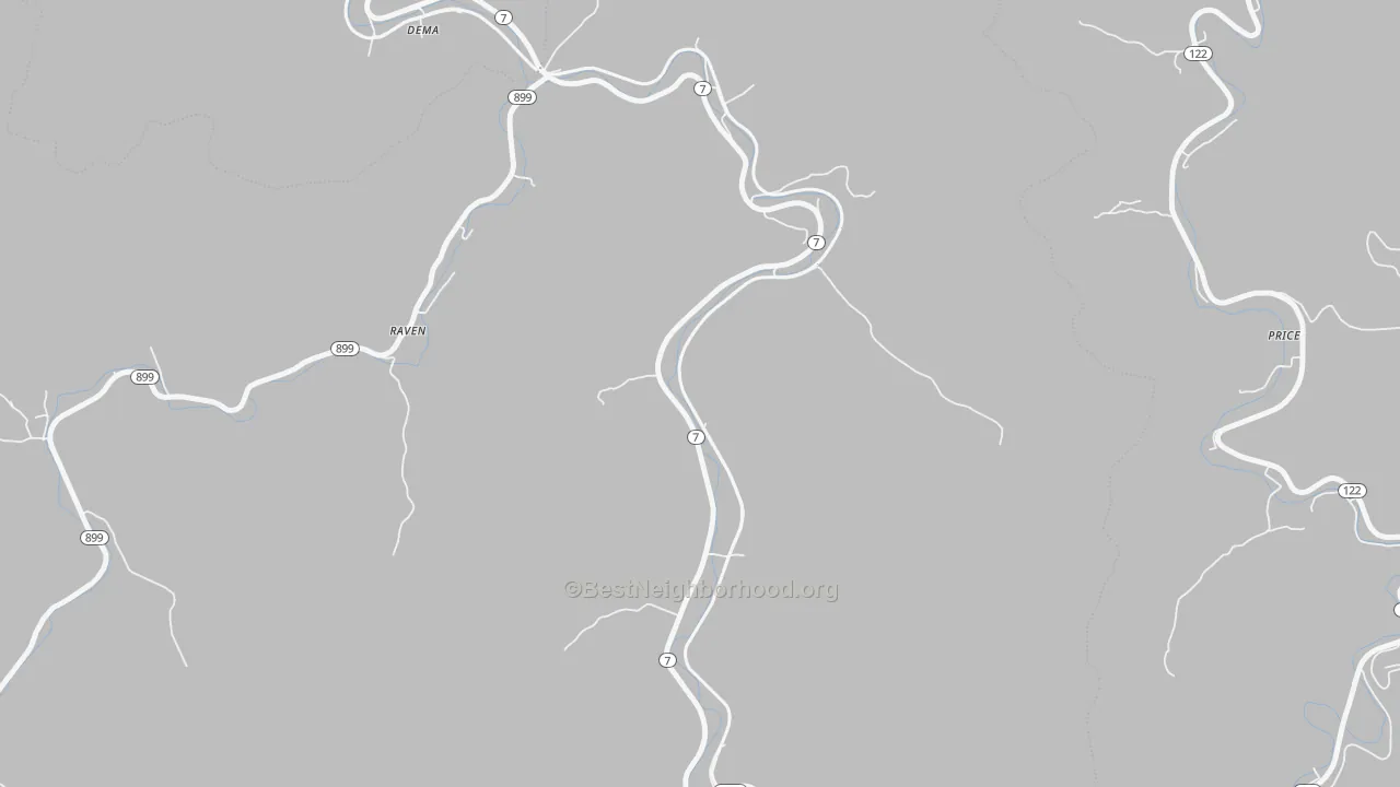 Transit Grade map of 41859, KY