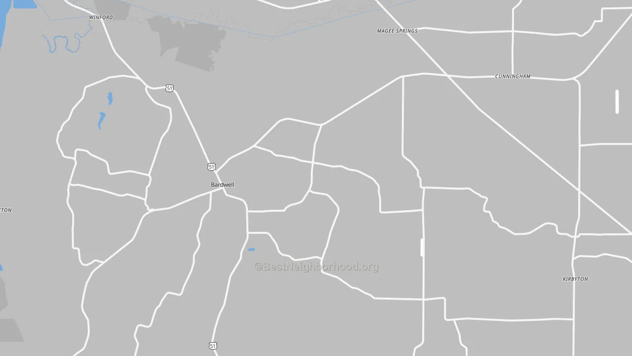 Transit Grade map of 42023, KY