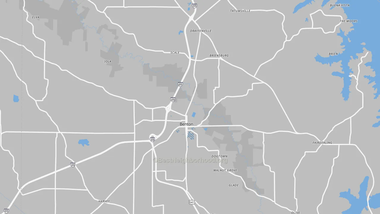 Transit Grade map of 42025, KY