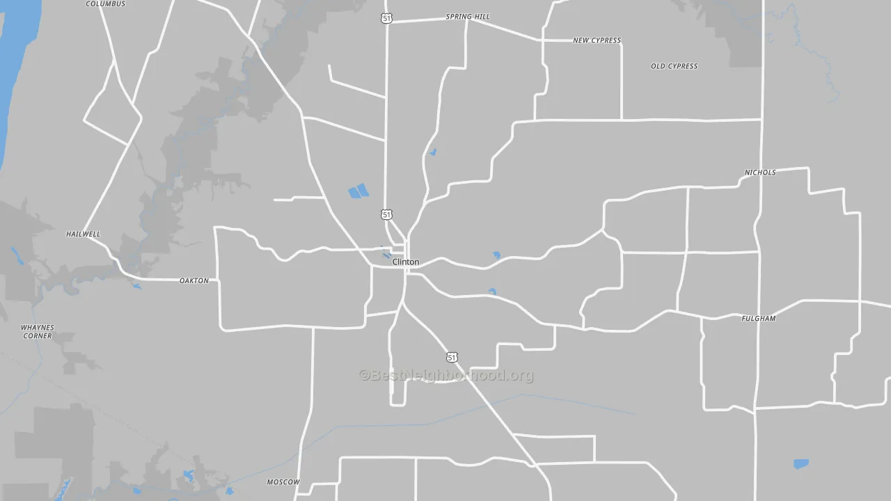 Transit Grade map of 42031, KY