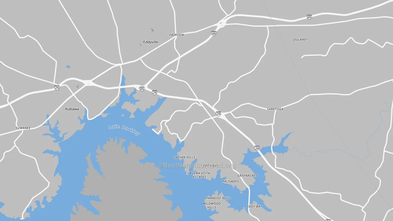 Transit Grade map of 42038, KY