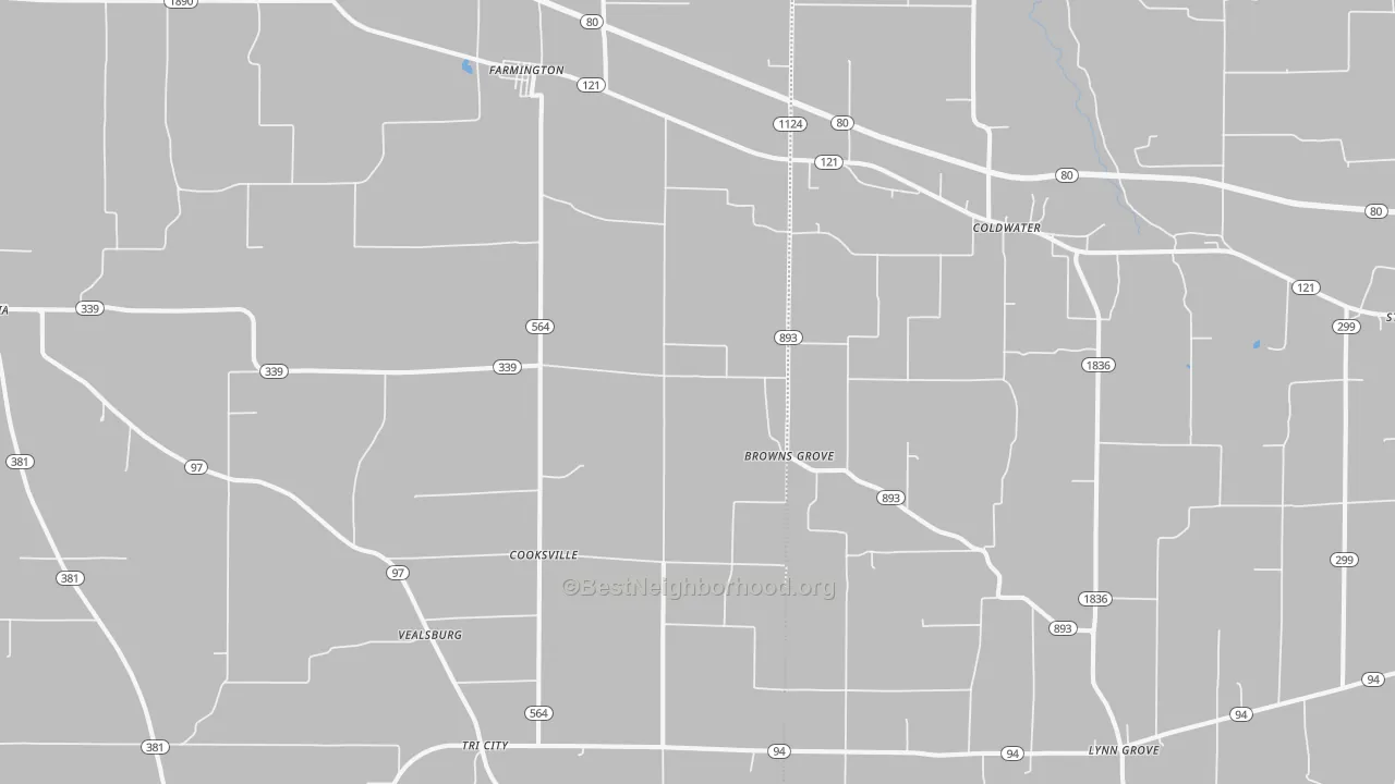 Transit Grade map of 42040, KY
