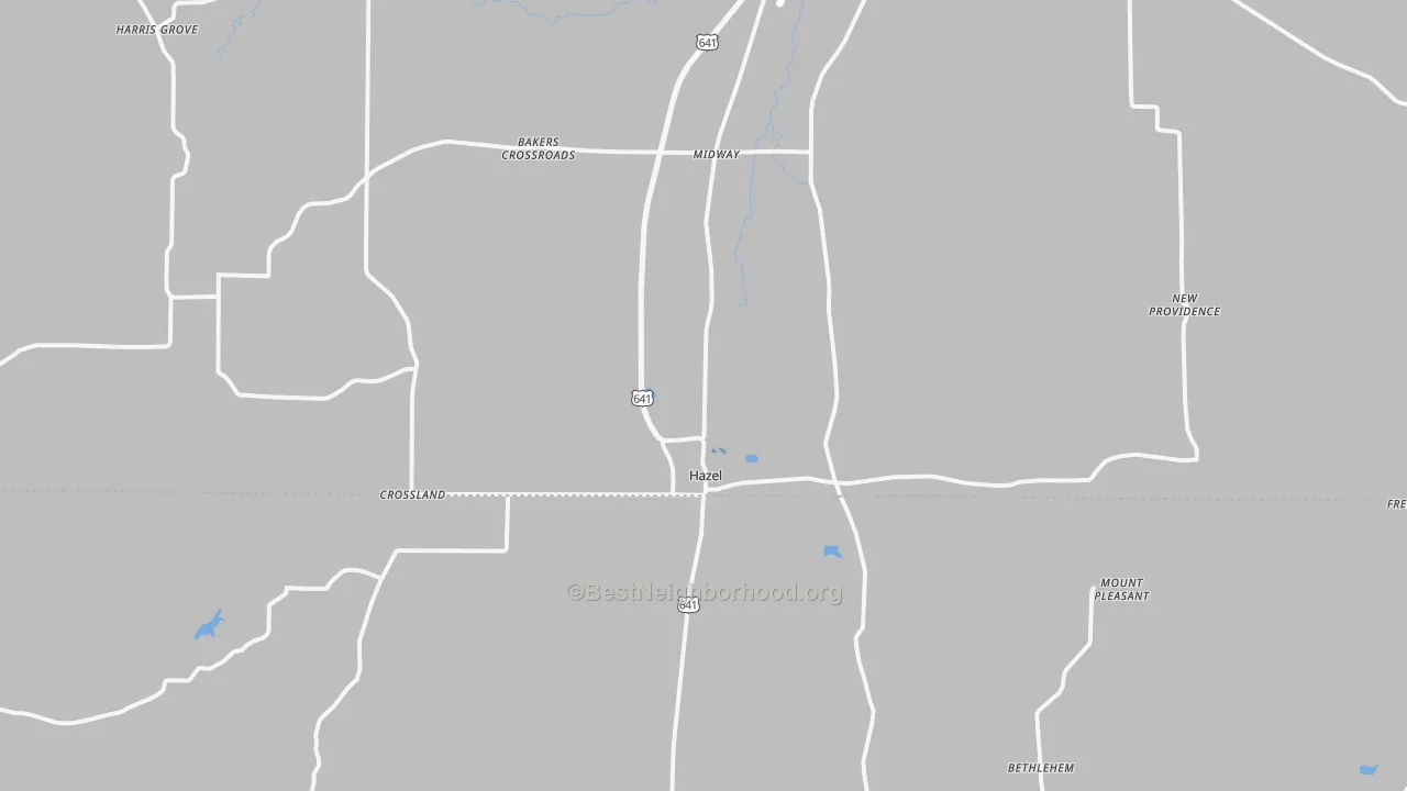 Transit Grade map of 42049, KY