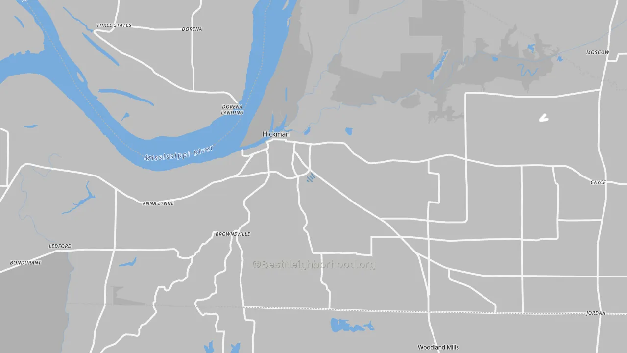 Transit Grade map of 42050, KY