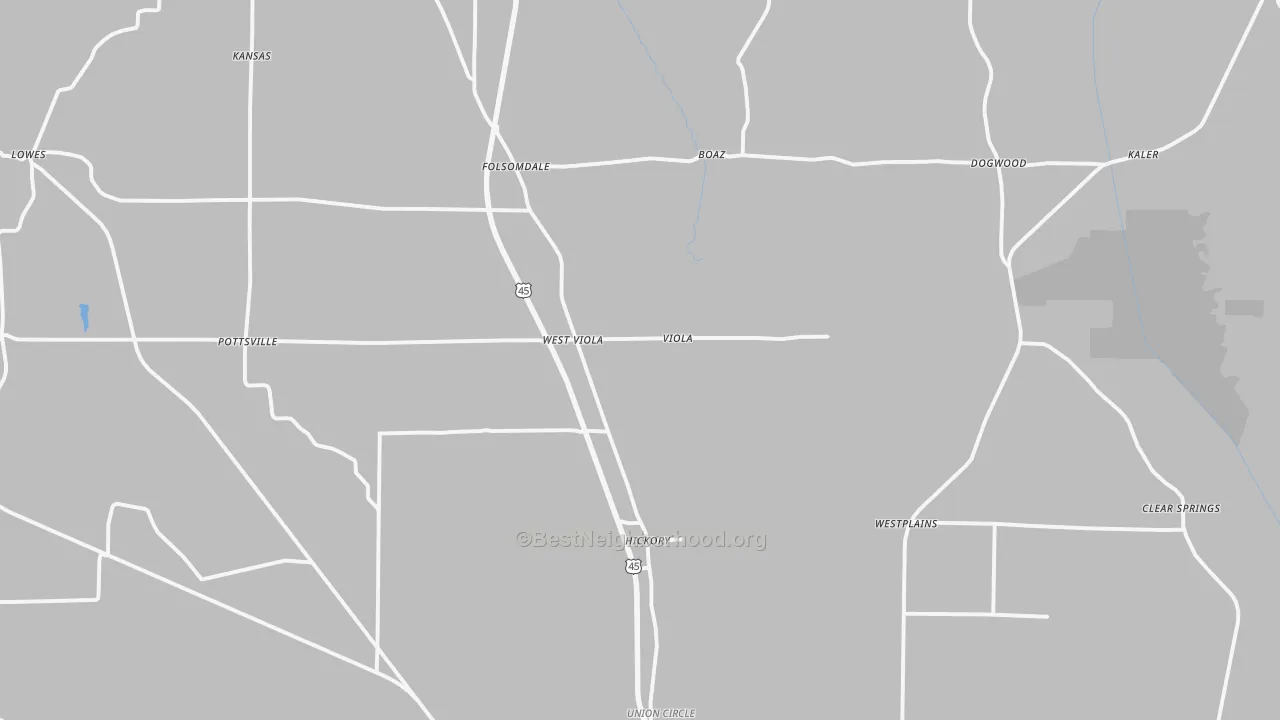 Transit Grade map of 42051, KY
