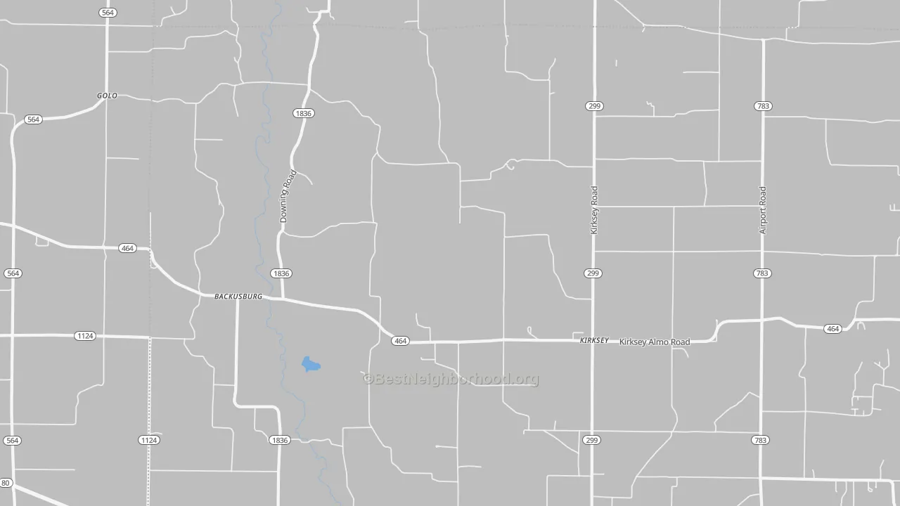 Transit Grade map of 42054, KY