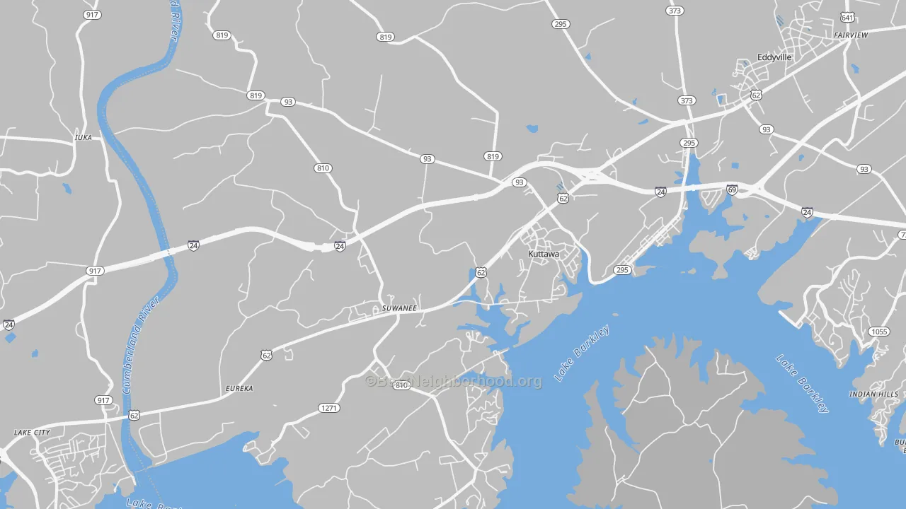 Transit Grade map of 42055, KY