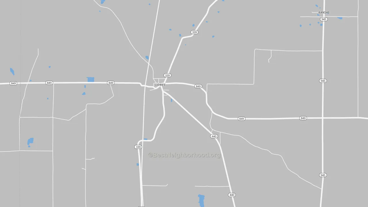 Transit Grade map of 42061, KY