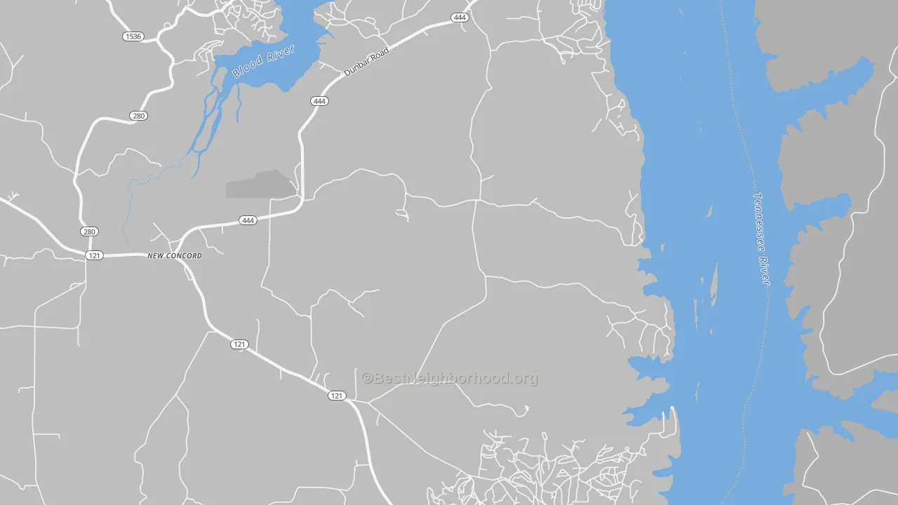 Transit Grade map of 42076, KY