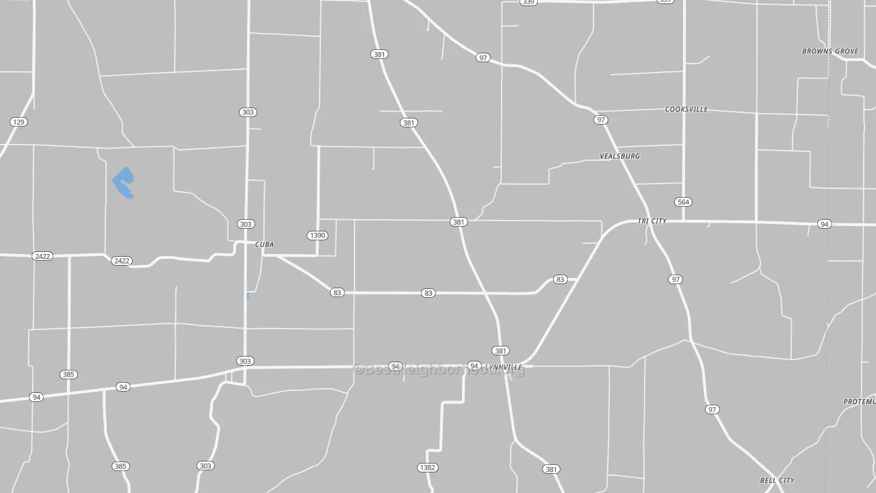 Transit Grade map of 42079, KY