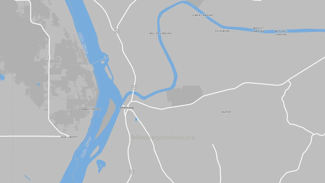 Transit Grade map of 42081, KY