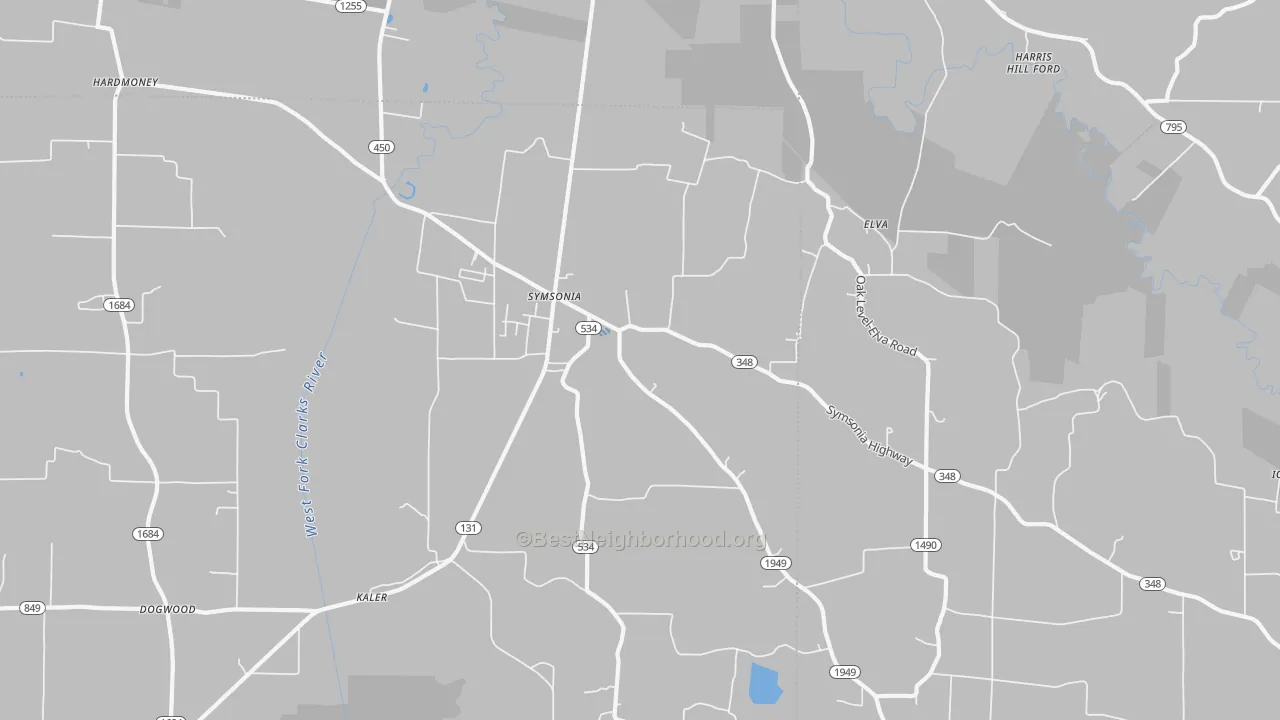 Transit Grade map of 42082, KY