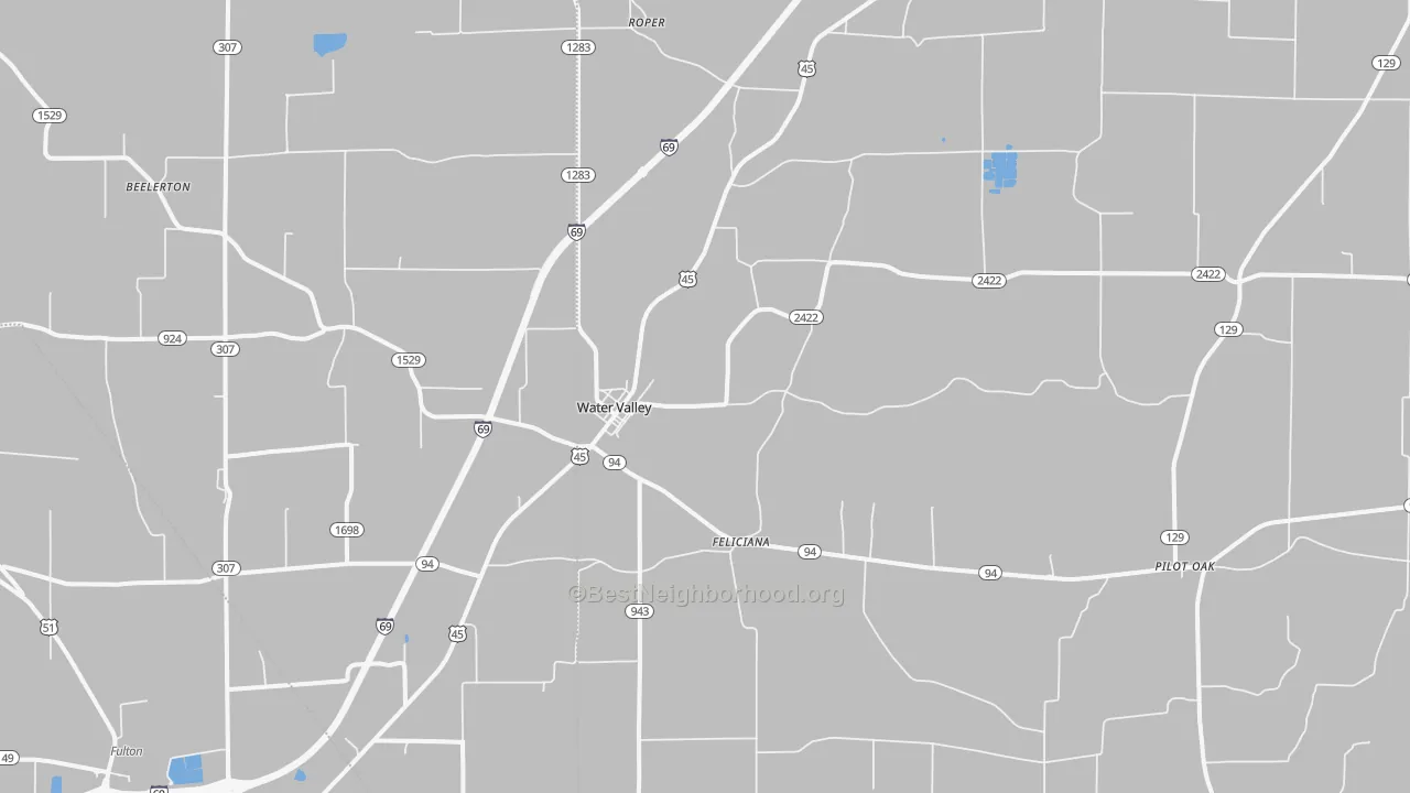 Transit Grade map of 42085, KY
