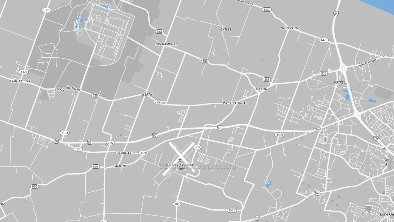Transit Grade map of 42086, KY