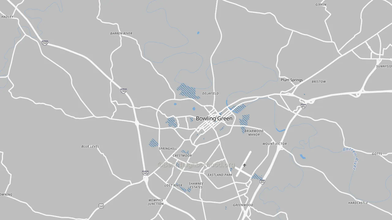 Transit Grade map of 42101, KY