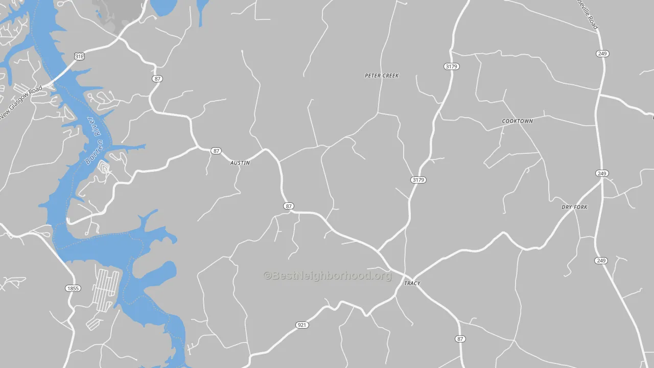 Transit Grade map of 42123, KY