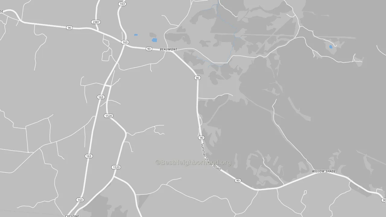 Transit Grade map of 42124, KY