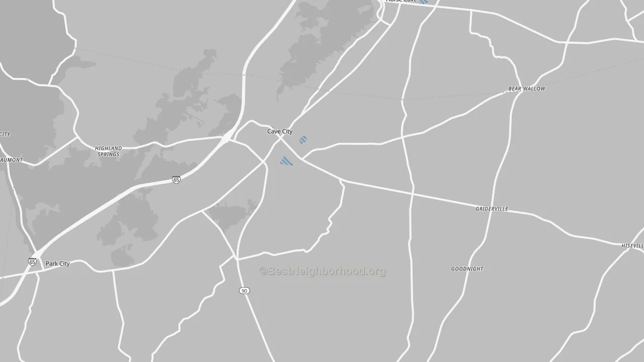 Transit Grade map of 42127, KY